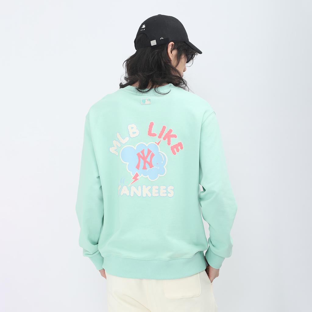 New MLB New York Yankees Sweatshirts Unisex Light Mint 3AMTEC314-50MTL
