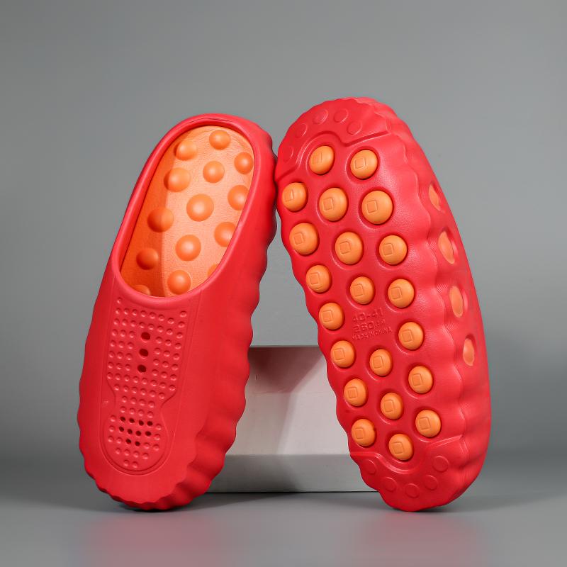 Unisex EVA Closed Toe Clogs Lightweight Massage Garden Shoes Non Slip Beach Sandals Indoor Outdoor Summer Daily Footwear
