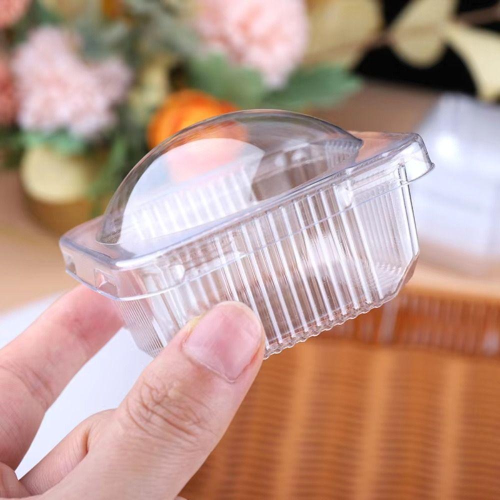 Transparent Pastry Gift Box Plastic Food-grade Materials Cupcake Boxes Dome Exquisite Dessert Baking Decoration Box Wedding