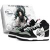 Dunk Leder Abriebfest Höhe Erhöhend High top Skateboard Schuhe Unisex Weiß Grün Schwarz DD1869-103(Team1559-SBOX)
