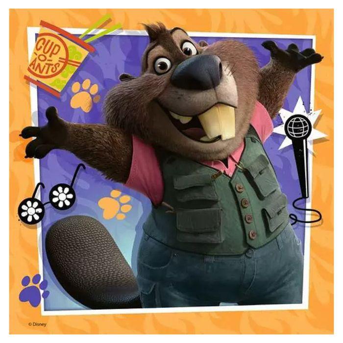 Puzzles 3 x 49 pièces Ravensburger Disney Zootopie