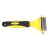 Pet Dematting Comb Stainless Steel Effective Ergonomic Pet Deshedding Tool Undercoat Rake for Cat Dog Removing Knot