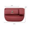 Car Stickers For Alfa Romeo Car Seat Gap Organizer Storage Box Leather Side Storage Pocket Wallet Keys Card Cup Holder For Alfa QI7