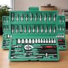 46-piece Socket Wrench Set Automobile and Motorcycle Set Household Hardware Combination Toolbox