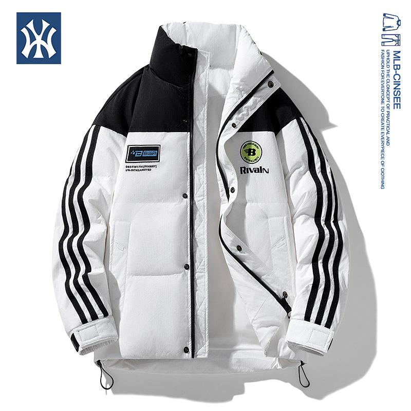 

MLB & NY 2025 Зимняя Унисекс Куртка из Высококачественного Пуха Белой Утки L