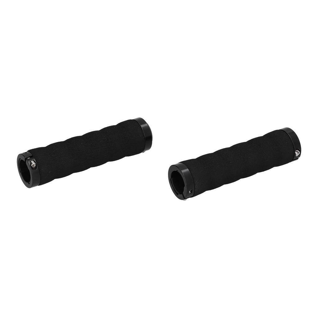 Mountain Bike Handlebar Double Locking Grips Bicycle Shock Absorbing Sponge Grips