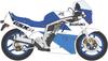 Hasegawa Suzuki Plastic Model Kit 21746 1/12 GSX-R750(H)(GR71G) Blue/White