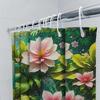 Luxury Bath Shower Curtain Waterproof Print Decorative Flower Garden Home Decoration Pink 180X240Cm Free Shipping + $5.99 Return