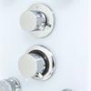 Vidaxl Shower Panel, Glass, 25 X 44.6 X 130 Cm, White