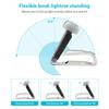 USB Rechargeable Eye-Caring Office Lamp 3 Light Modes Clip on Reading Light Lightweight Reading Light Perfect for Readers Travel