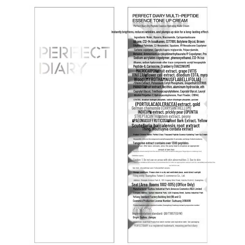 PERFECT DIARY Essence Hydrating Tone-Up Cream