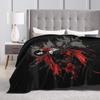 Spawn Blankets Fleece Decoration  Portable Soft Throw Blankets for Sofa Outdoor Quilt
