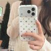 Kolorowe etui na telefon w kropki w koreańskim stylu dla Apple iPhone 16 Pro/17 Pro Max
