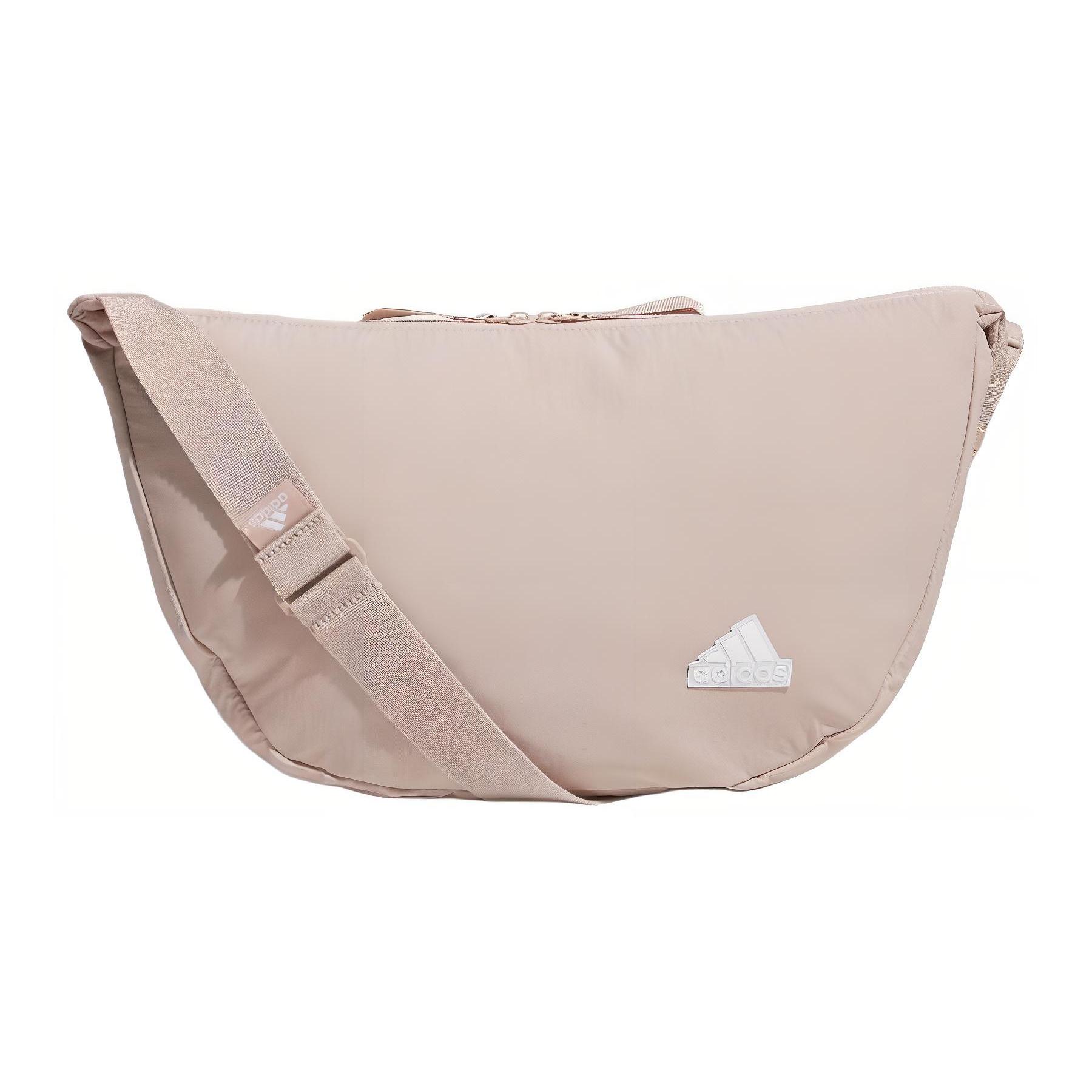 

New Adidas Recycled Polyamide Shoulder Bag Regular Unisex Wonder Taupe JJ2092 41.1*8.9*22.1CM