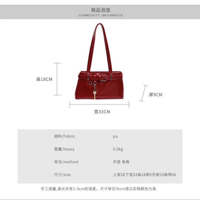 Niche high-end shoulder bag women's new autumn and winter retro versatile underarm bag work hand bag