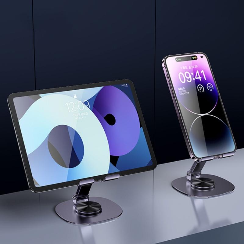 Cellphone Holder 360 Degree Rotating Angle Height Adjustable Holder for Phone Tablet Support Stand Tabletop Phone Cradle