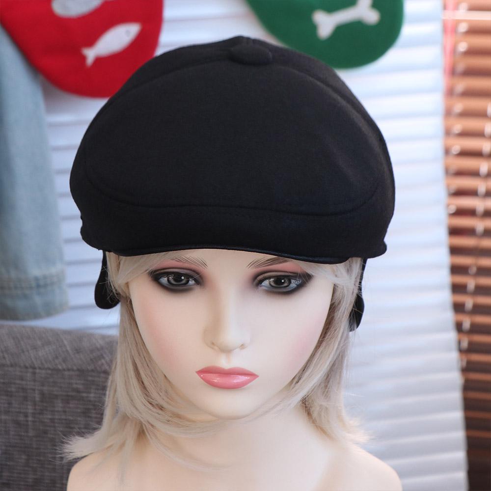 Headgear Earflap Woolen Hat Anti-cold Hooded Thermal Cap Simple Ear Protection Peaked Cap  Outdoor