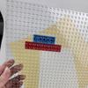 32*32 punkte Grundplatten Transparent Kleine Partikel Baustein Platte Einseitig DIY Ziegel ABS Kunststoff Montage Platte Kind Spielzeug