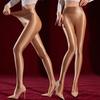 360 Seamless Glossy Tights Lubricated Fitness Tight Dance Yoga Spring Autumn Silky Pantyhose