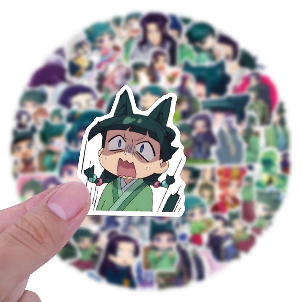 120 pezzi/Set Gli Appunti dell'Apoticario Adesivi Anime Maomao Impermeabile Graffiti Cover Telefono Skateboard Laptop Adesivo Cartone Animato Giocattolo