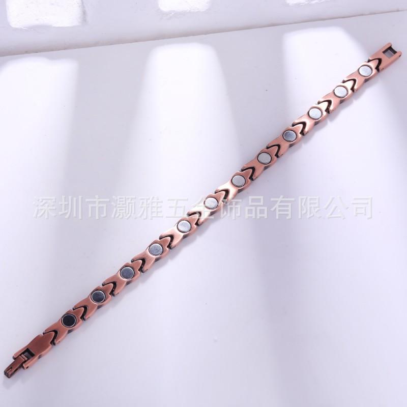 Magnetic Bracelet Women Men Alloy Retro Geometric Cuff Bangle Jewelry Gift