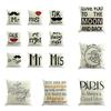 Luxurious Romantic Retro Words Quotes Throw Cushion Cover Pillow Case For Sophisticated Home Decor