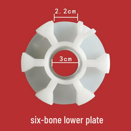 Zestaw parasoli przeciwsłonecznych: Nakrętka, Rama, Osłona ochronna, Duży korek, Tarcze górna/środkowa/dolna, Tuleja, Dolna sekcja słupka
