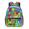 Rhythmus Box Vollständig Bedruckter Schulranzen Kinderrucksack Große Kapazität Verschleißfest Leicht Anti-Spritz-Rucksack