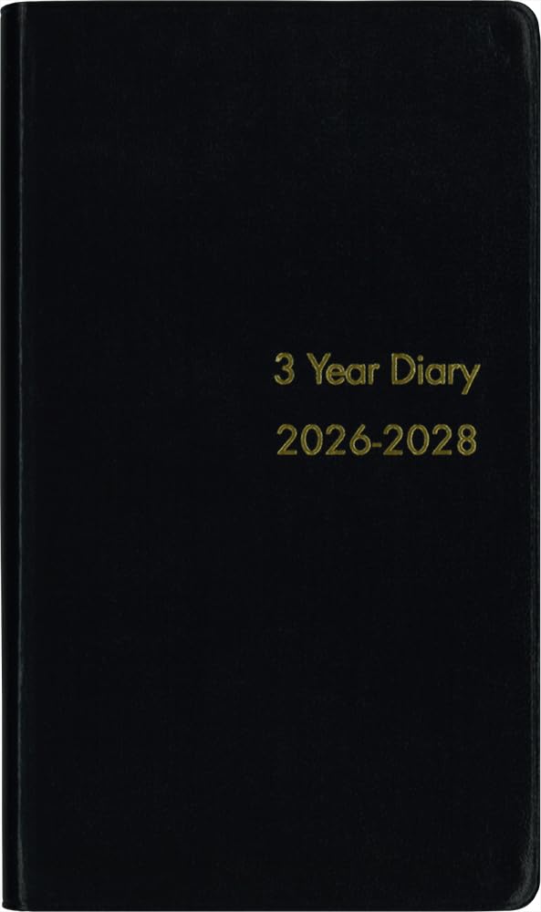 Hakubunkan 2026 Leather 68 January Planner, 3-Year, No. (Starts 2026)