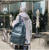 Large Capacity PU Leather Backpack - Unisex Casual Travel & College Bag