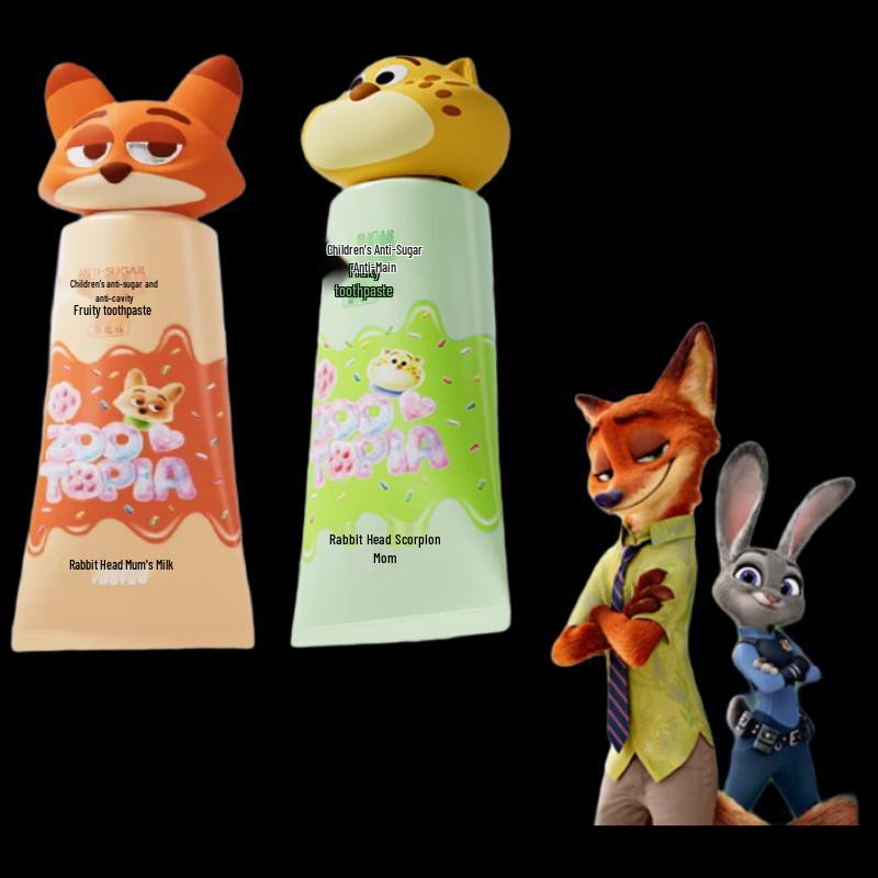 Pasta de Dente Tootou Mom Disney Kids Anti-Cáries Sabor Frutas