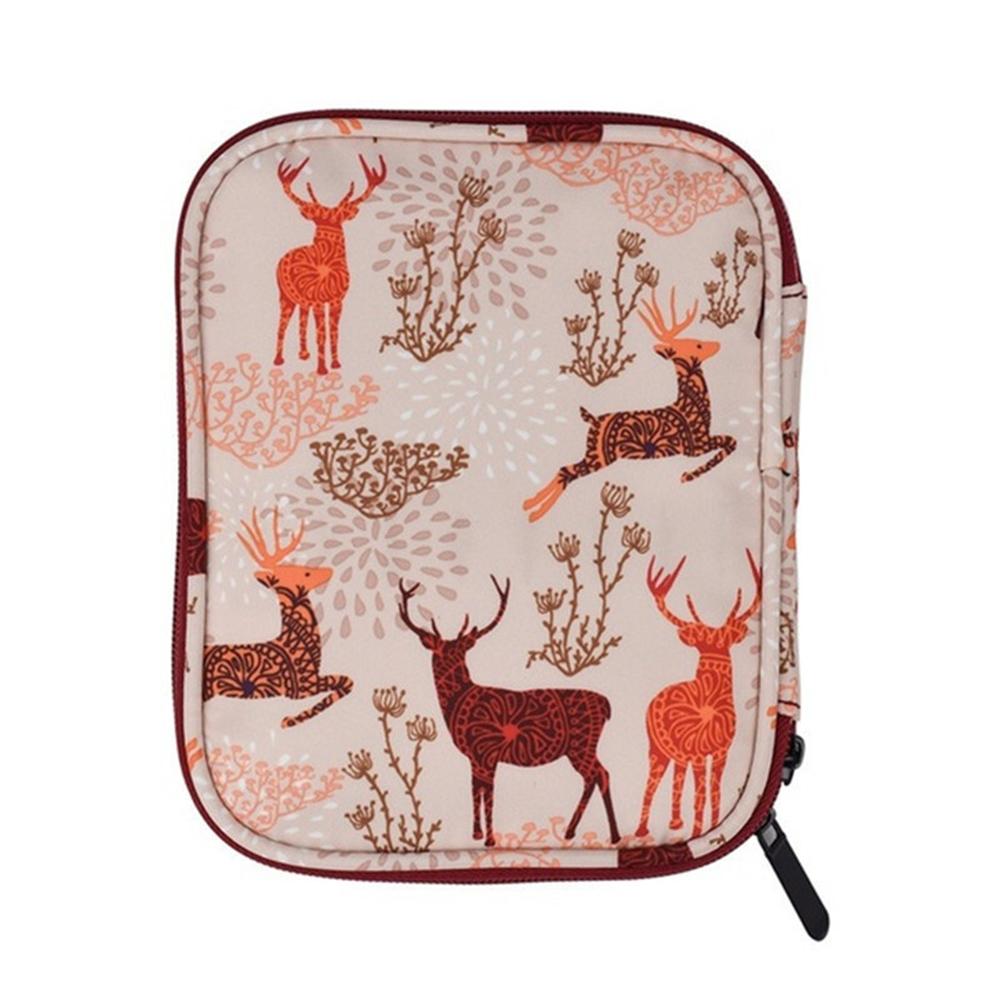 Crochet Storage Bag Fastener Storage Box Carrying Bag Double Compartments Excellent Protection for Knitting Accessories