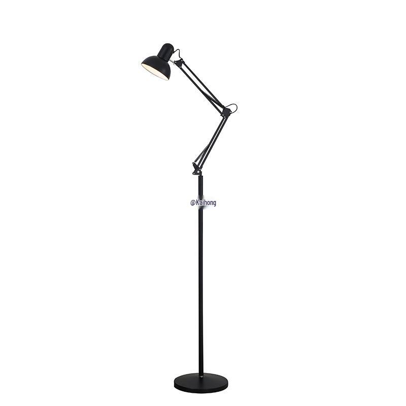 Nordic Remote-Control Long Arm Floor Lamp with Eye Protection