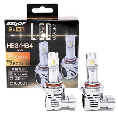 

BELLOF HB3/HB4 4500 Kelvin (DBA1922) Headlamp & Fog Lamp LED Bulb