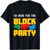 Funny Building Blocks Block Party Boys Girls Kids Parents T-Shirt