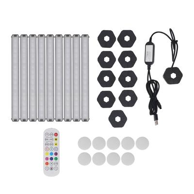 9 Set Smart WiFi RGB LED Wall Light Lines 16Million Color Dimmable Music Sync for Tuya Home Decor
