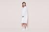 Near And Dear Shirring Detail Lovely Dress (White)