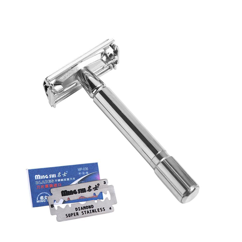 Mild with Box Male Manual Men Shaver Adjustable Safety Razor Double Edge Razor Hair Removal Tool