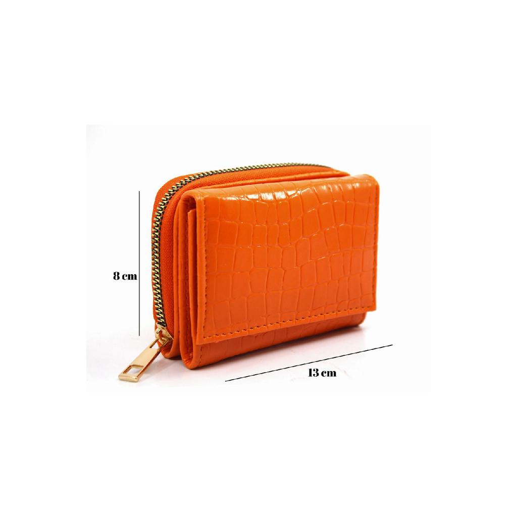 Women's Soft Leather Wallet With Multi-compartment Card Holder And Coin Compartment