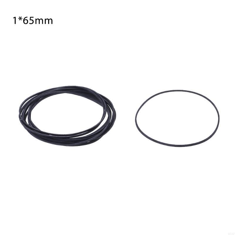 95AF 10 Stück Antriebs-Flachriemen Gummi DVD Kassettenrekorder Plattenspieler Riemenband Kassettenband Ersatzzubehör 1mm
