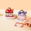 Hello Kitty Transparent PVC Mini Diary with Cute Cartoon Pendant
