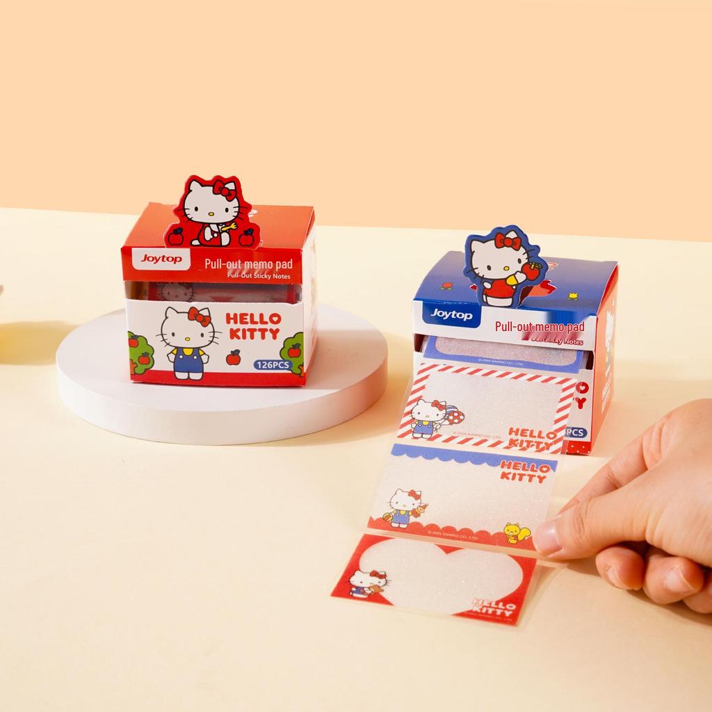 Hello Kitty Transparent PVC Mini Diary with Cute Cartoon Pendant