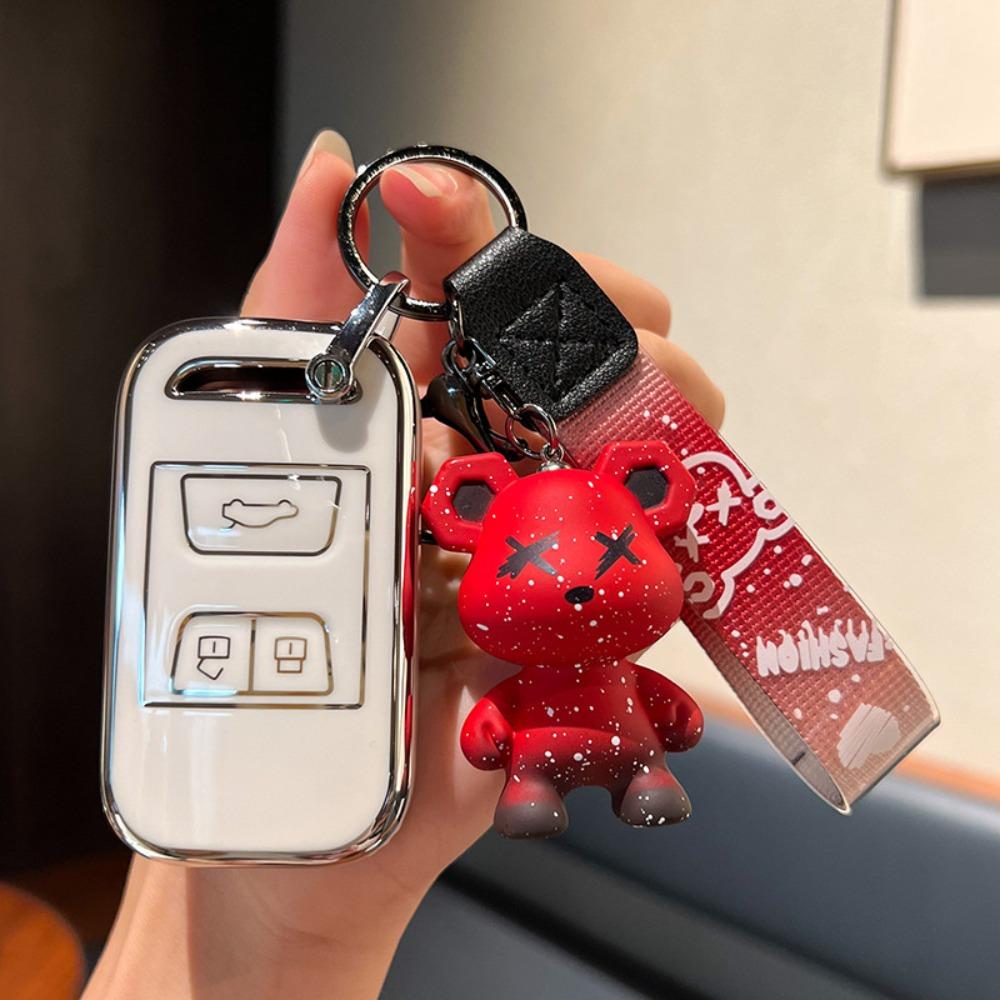 For Chery Tiggo 8 Plus Key Cover Case for Tiggo 8 Pro 7 Plus Kunpeng E+ Arrizo 5 Car Keys Protective Shell
