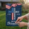 250th Independence Day Patriotic Decor - Religious Garden Flag, American Heritage Bunting For Home & Yard Celebrations