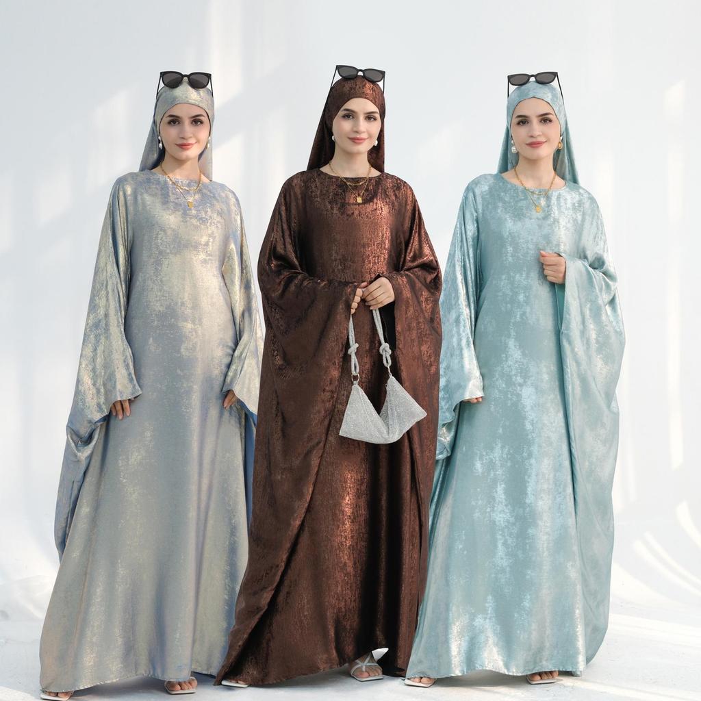 Loriya2025 Elegantes Patchwork Abaya Kleid LR778