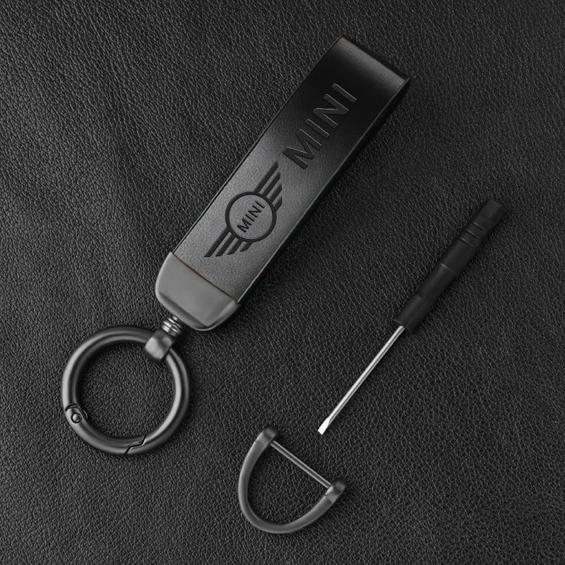 Auto Schlüsselanhänger Schlüsselring Herren Damen Mode Kunst Anhänger Für Mini Cooper JCW F54 F55 F56 F57 F60 R50 R52 R53 R55 R56 R57 R58 R59 R60 svkjb33 matte schwarze