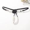 Ultra-thin Women's Thong Hollow-out Sexy Briefs Comfortable Pearl Underwear  Ladies