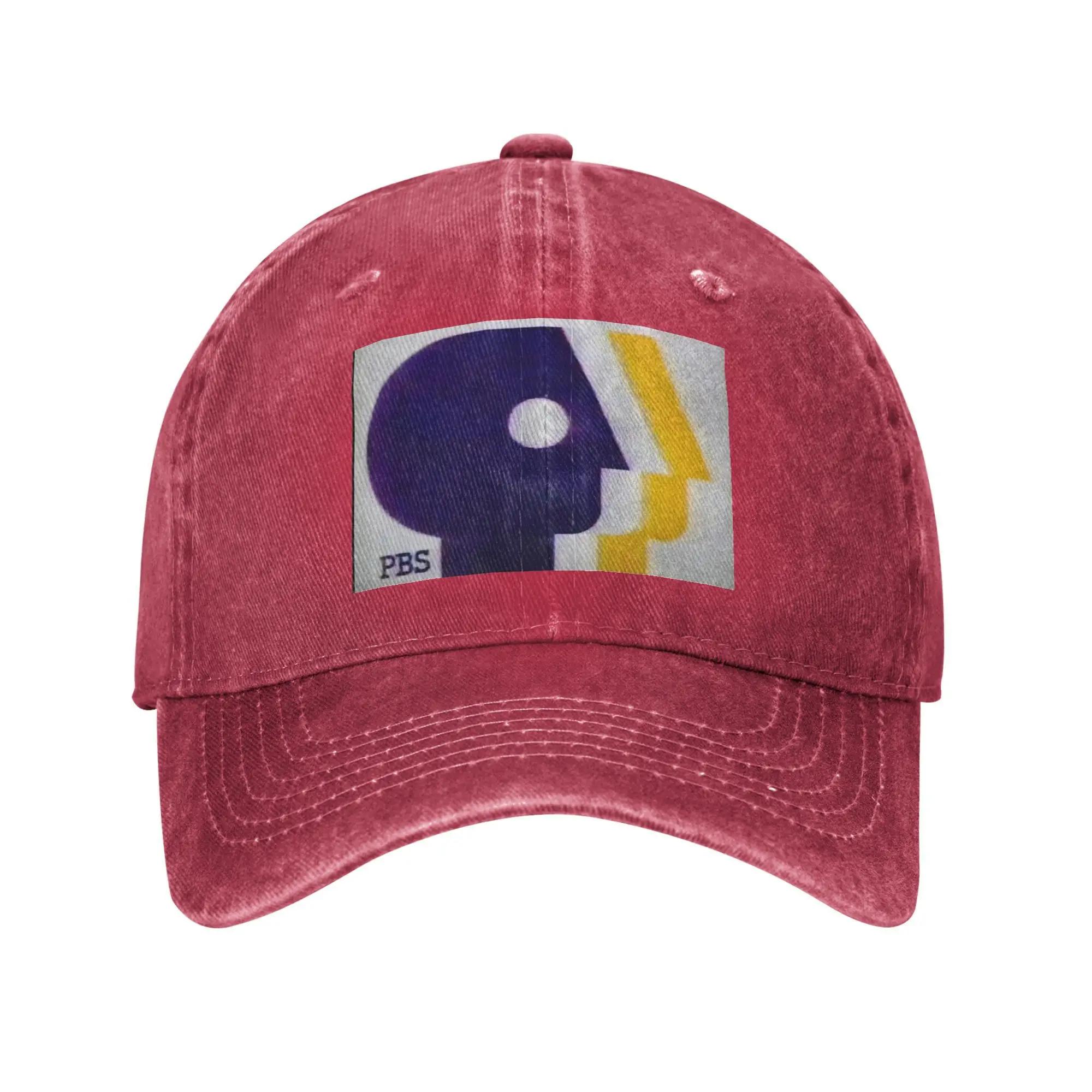 

Baseball Cap PBS logo from late eighties Spring yk Cute Trucker Hat Women Unisex Custom DIY Outdoor Sports Wholesale Snapback Cap One Size