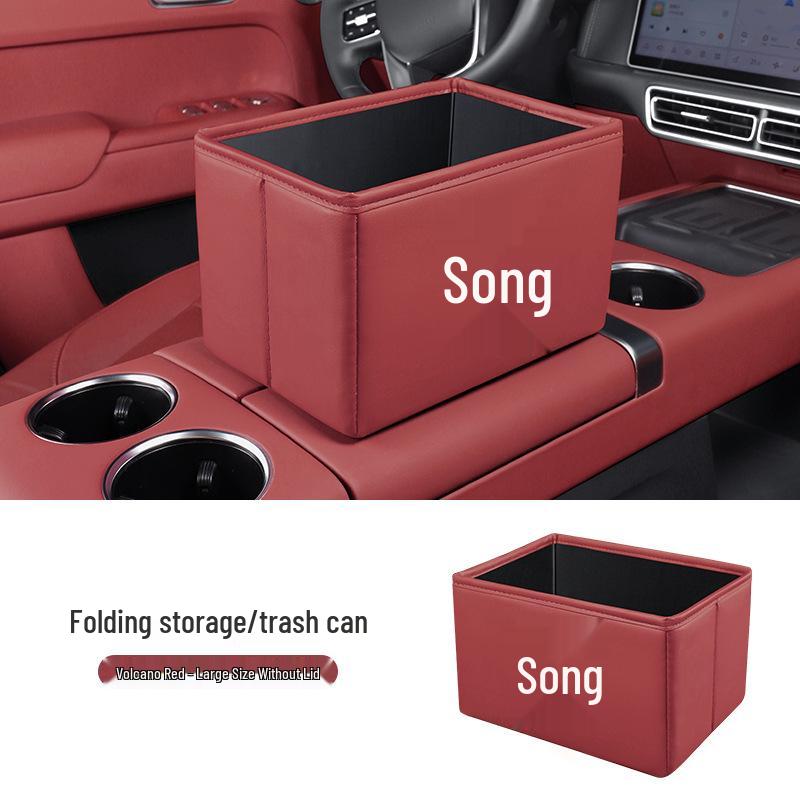 Multifunctional Car Storage & Folding Trash Bin for BYD Song PLUS/L/PRO/EV