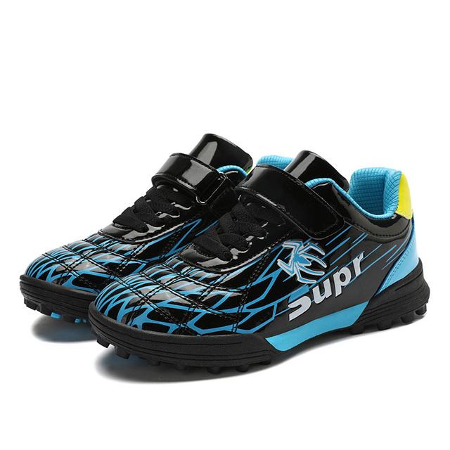 

Модные детские футбольные бутсы TF, дышащие противоскользящие футбольные кроссовки для мальчиков, высококачественная удобная детская спортивная обувь 32